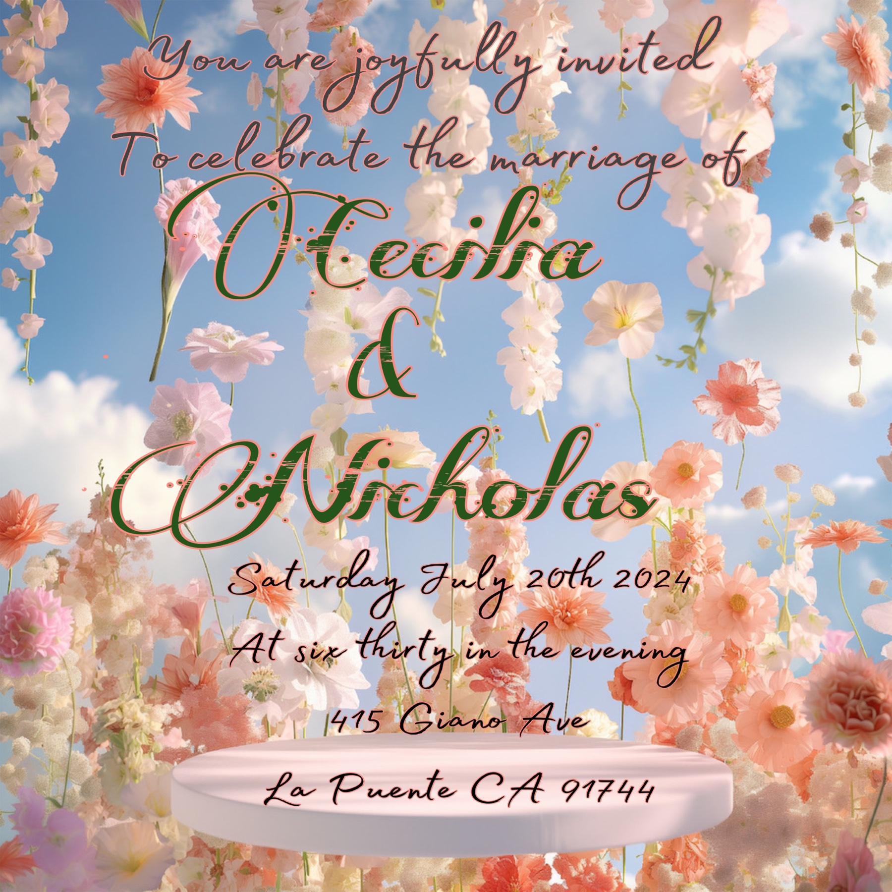 Our wedding invitation! ❤️