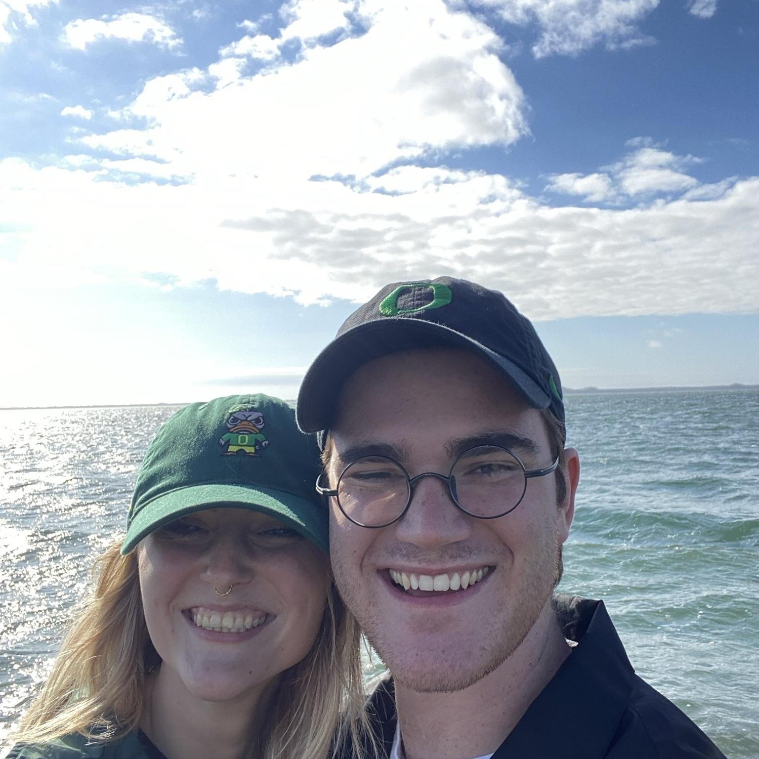 When we first started dating, we drove nearly 3 hours to the Tillamook Cheese Factory and stopped by the Tillamook Bay.