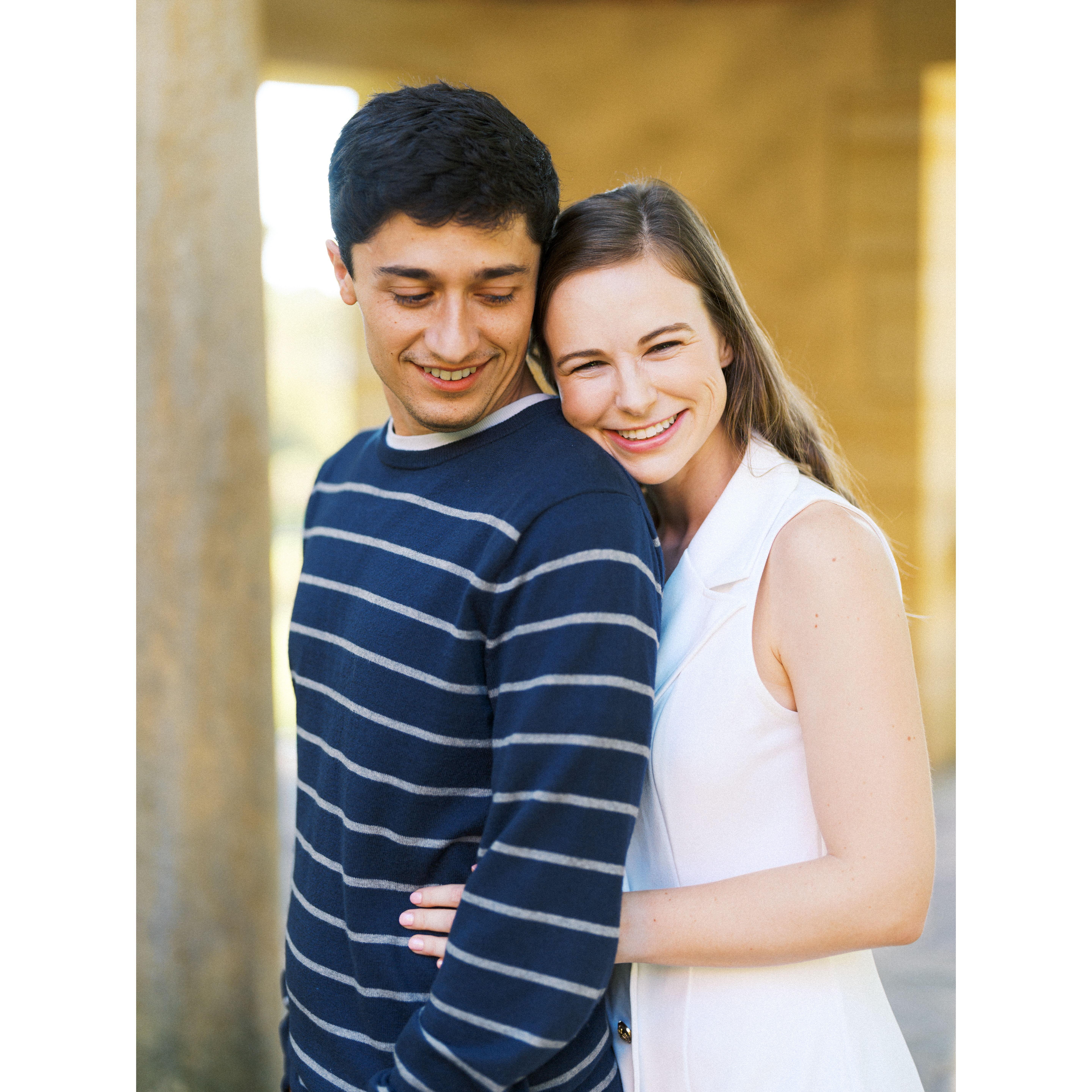 Our engagement photos at Graylyn by the fabulous David Howell