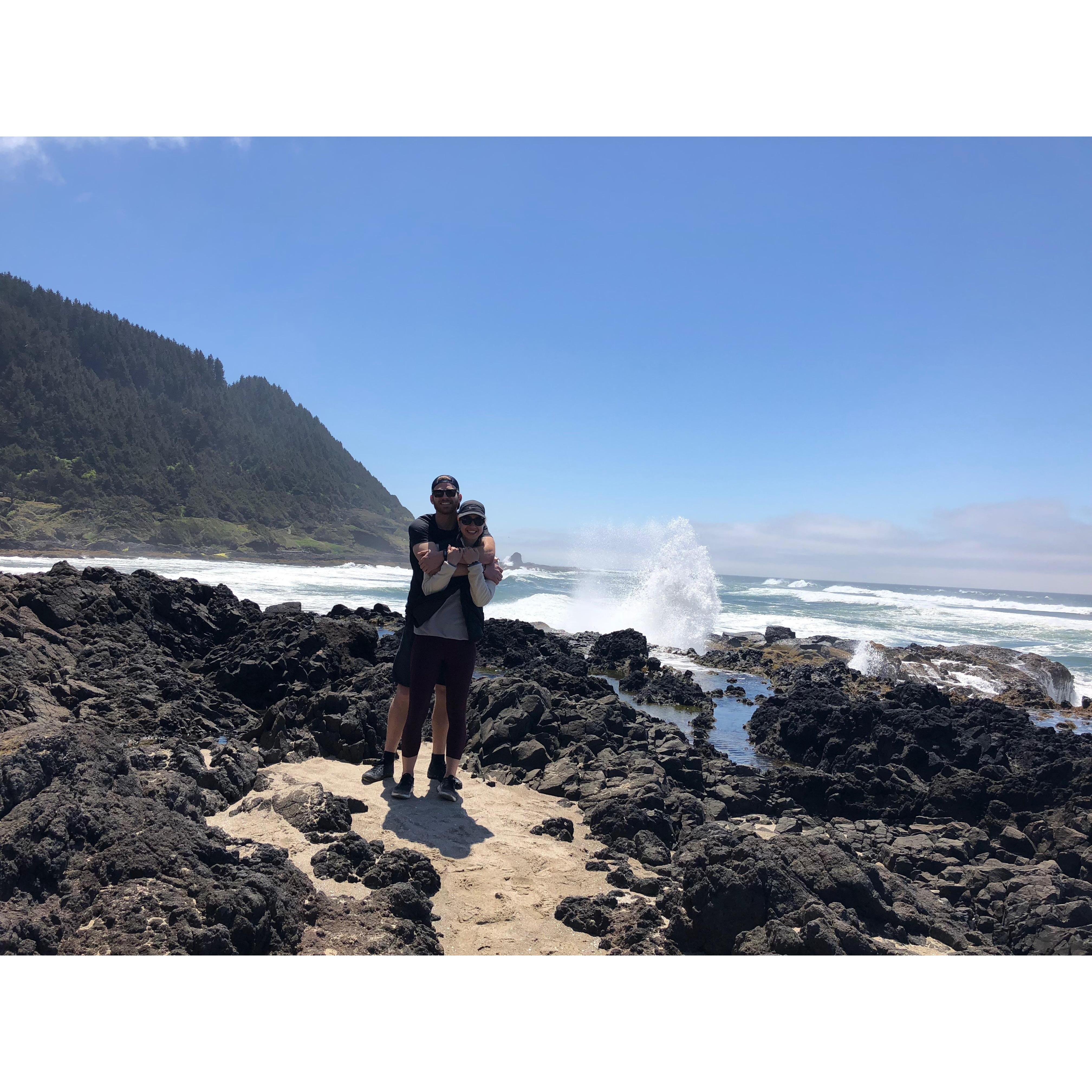 Beautiful Oregon Coast Road trip stop!
