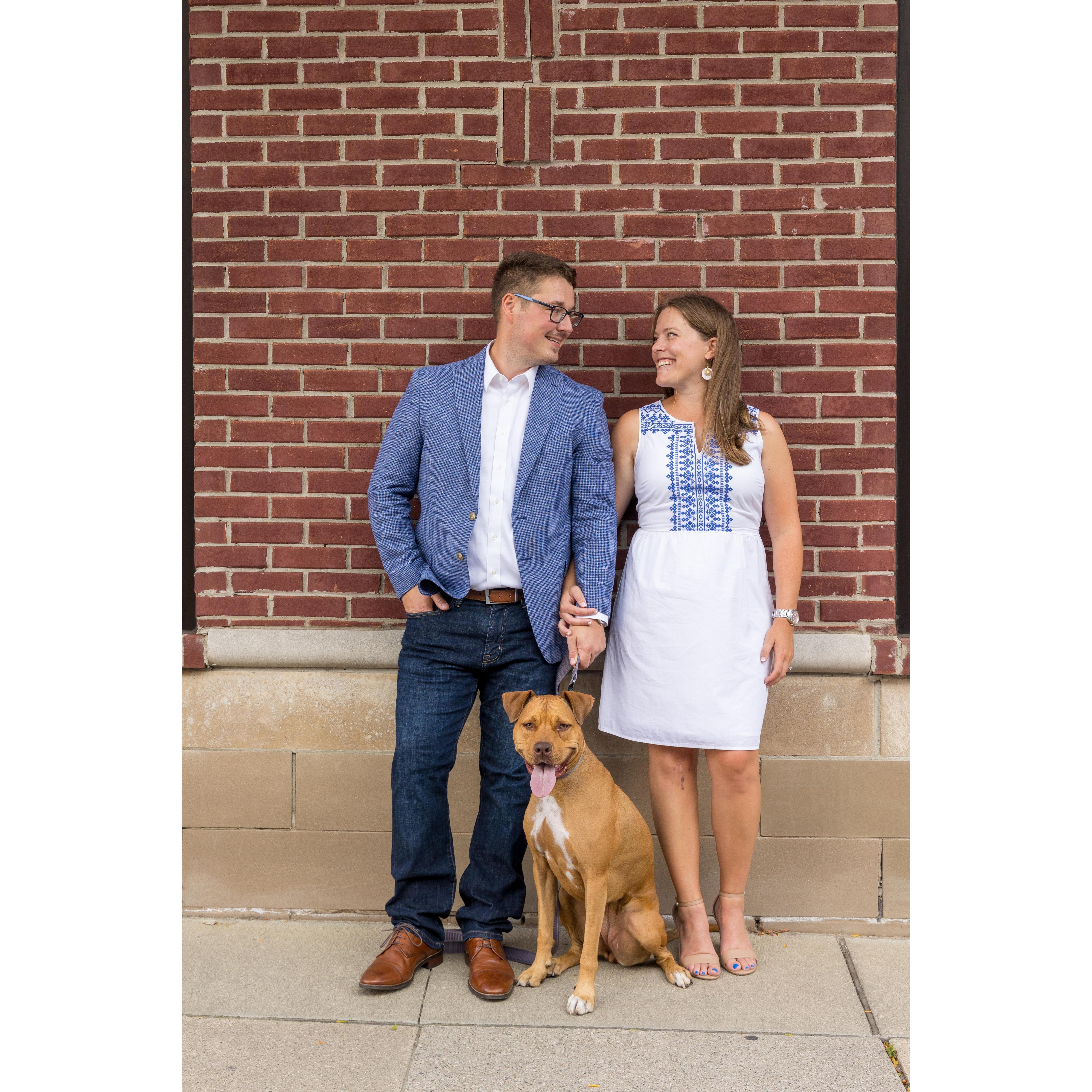 Engagement photo session with Ms. Piper.