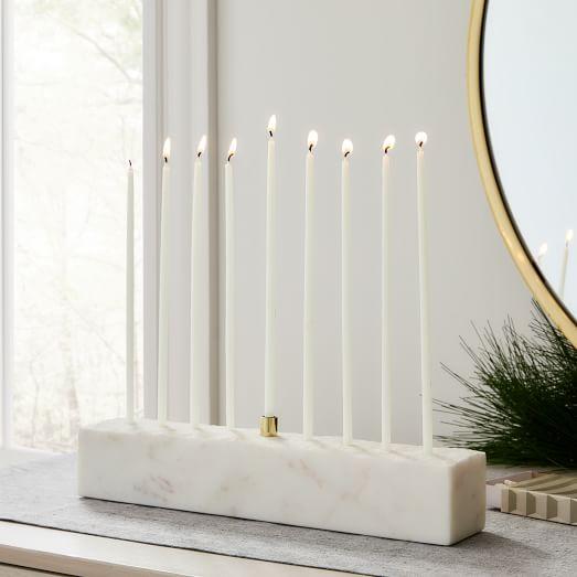 Marble & Brass Menorah