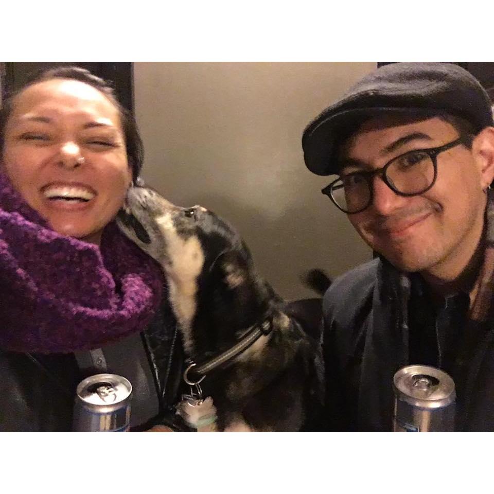 Even getting locked out of the apartment is fun when we're together.