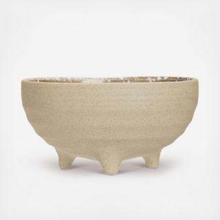 Stoneware Footed Bowl