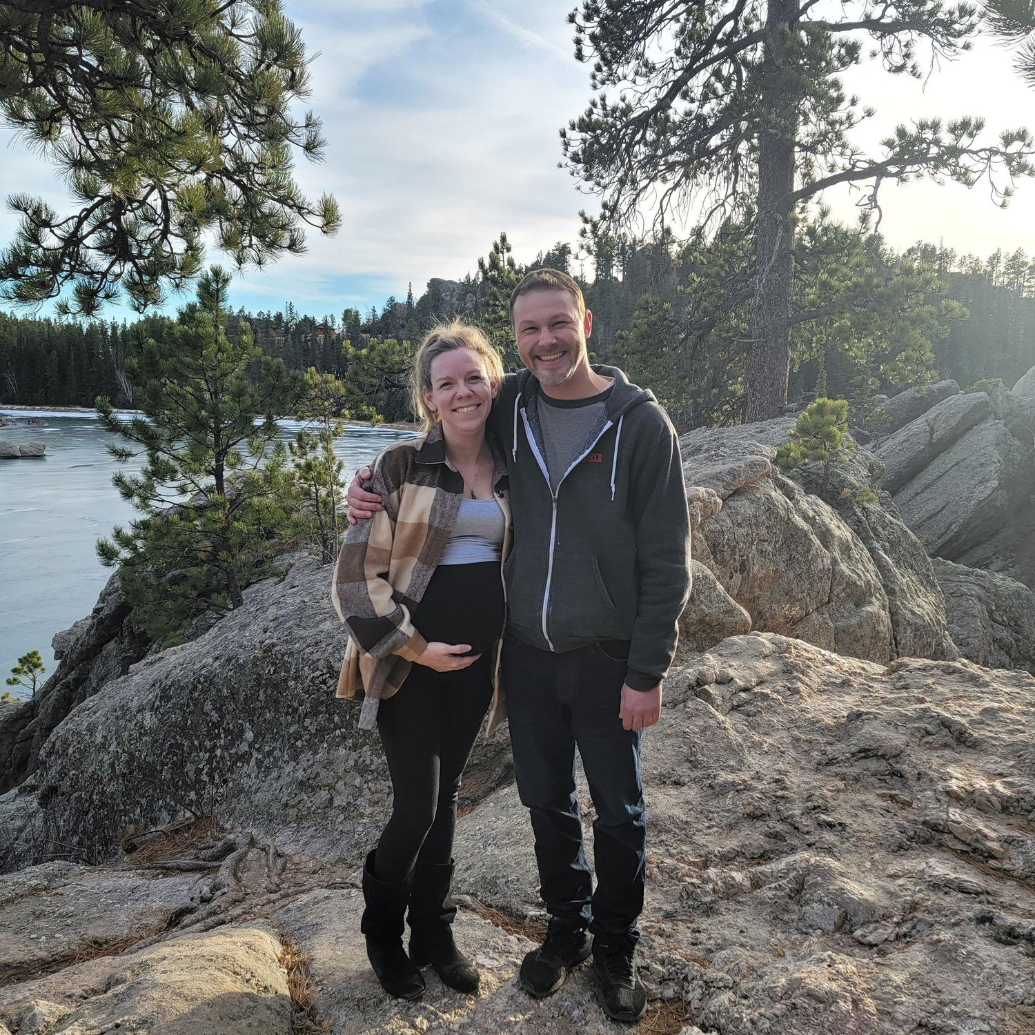 Sylvan Lake pregnant with Wyatt