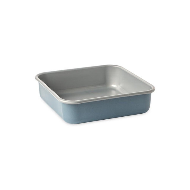 Nordic Ware Brilliant™ Colorful Bakeware 9-Inch Square Pan, Nonstick made without PFAS or PTFE for safe cooking; Reinforced steel rim prevents warping