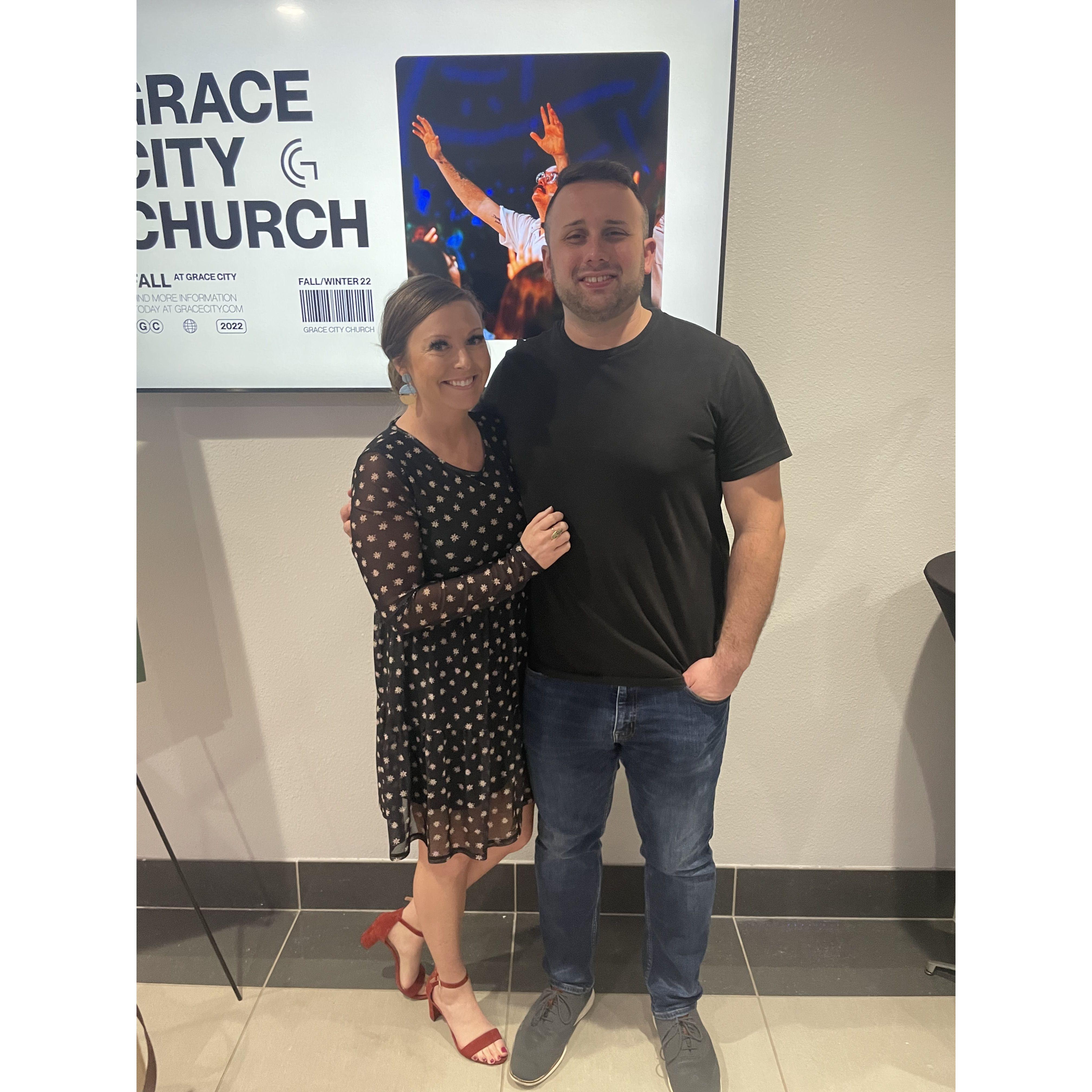 Alex's baptism, December 2022