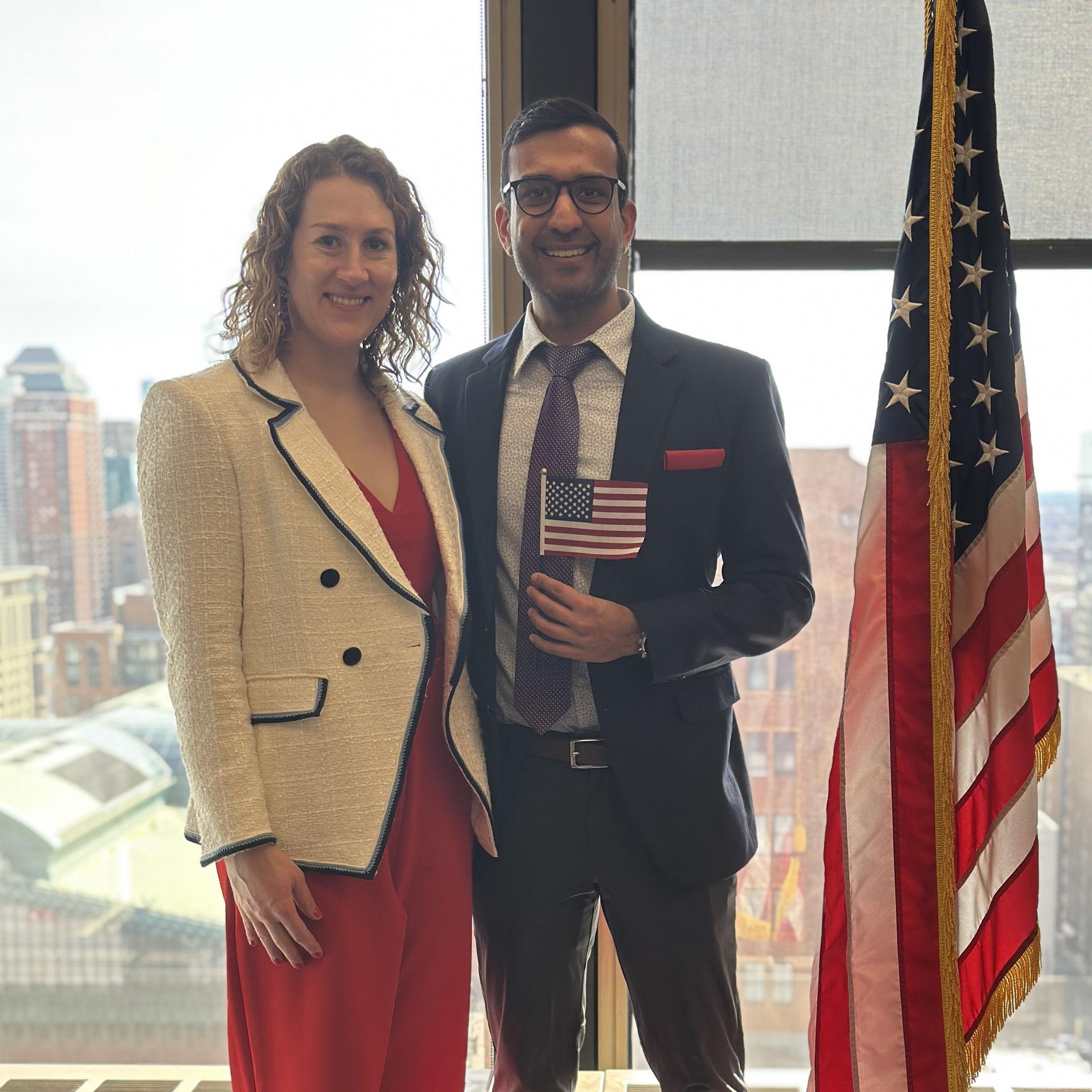Nitesh became a US citizen in 2025, a significant and long-awaited milestone.