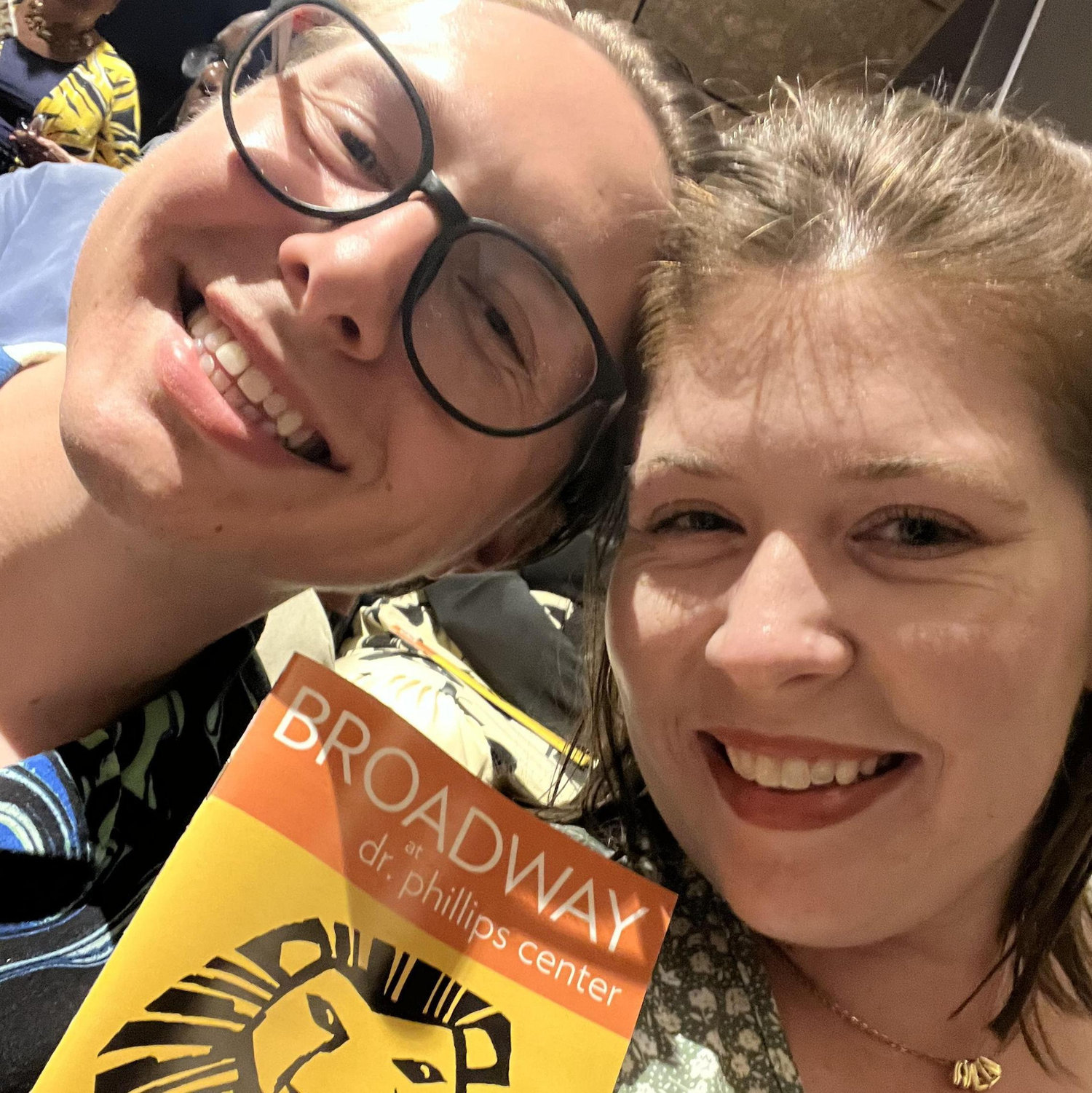 Seeing The Lion King for Alli's birthday!