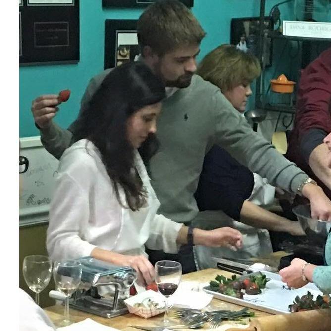 Our first cooking class! (Feb '16: Biloxi, Mississippii)