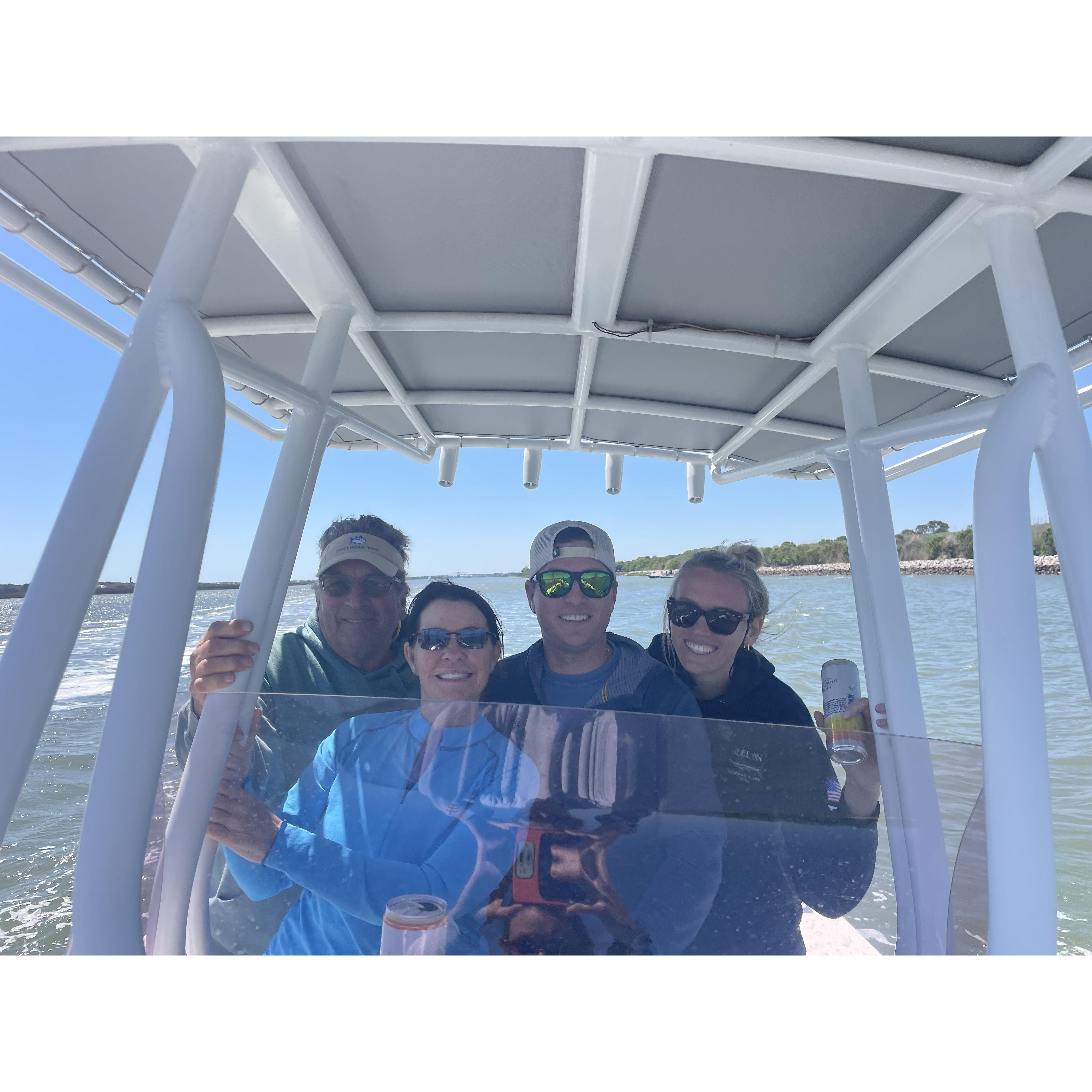 On the boat!