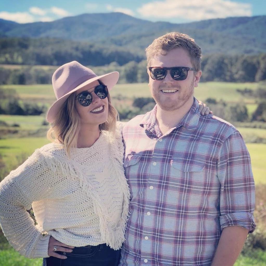 Enjoying one of the many beautiful wineries in Central Virginia. October 2018