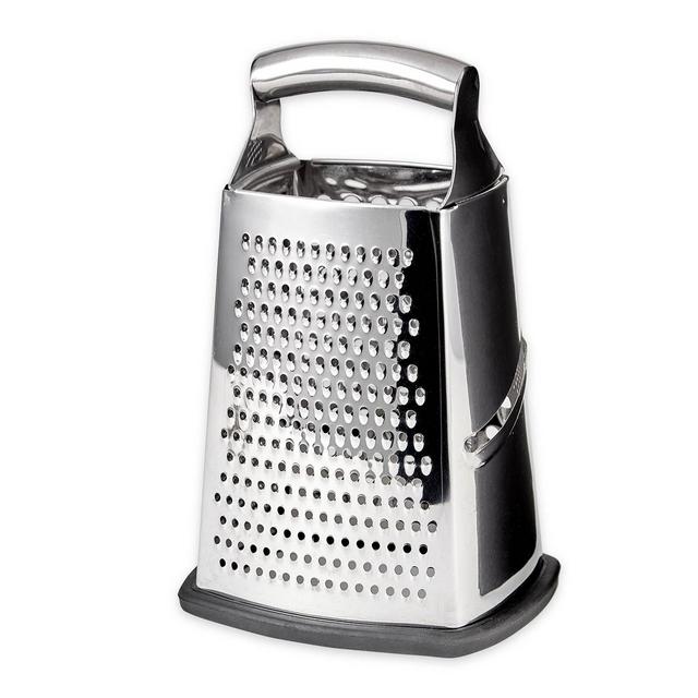 RSVP International Endurance 18/8 Stainless Steel 10"x5"x4" Deluxe Box Grater