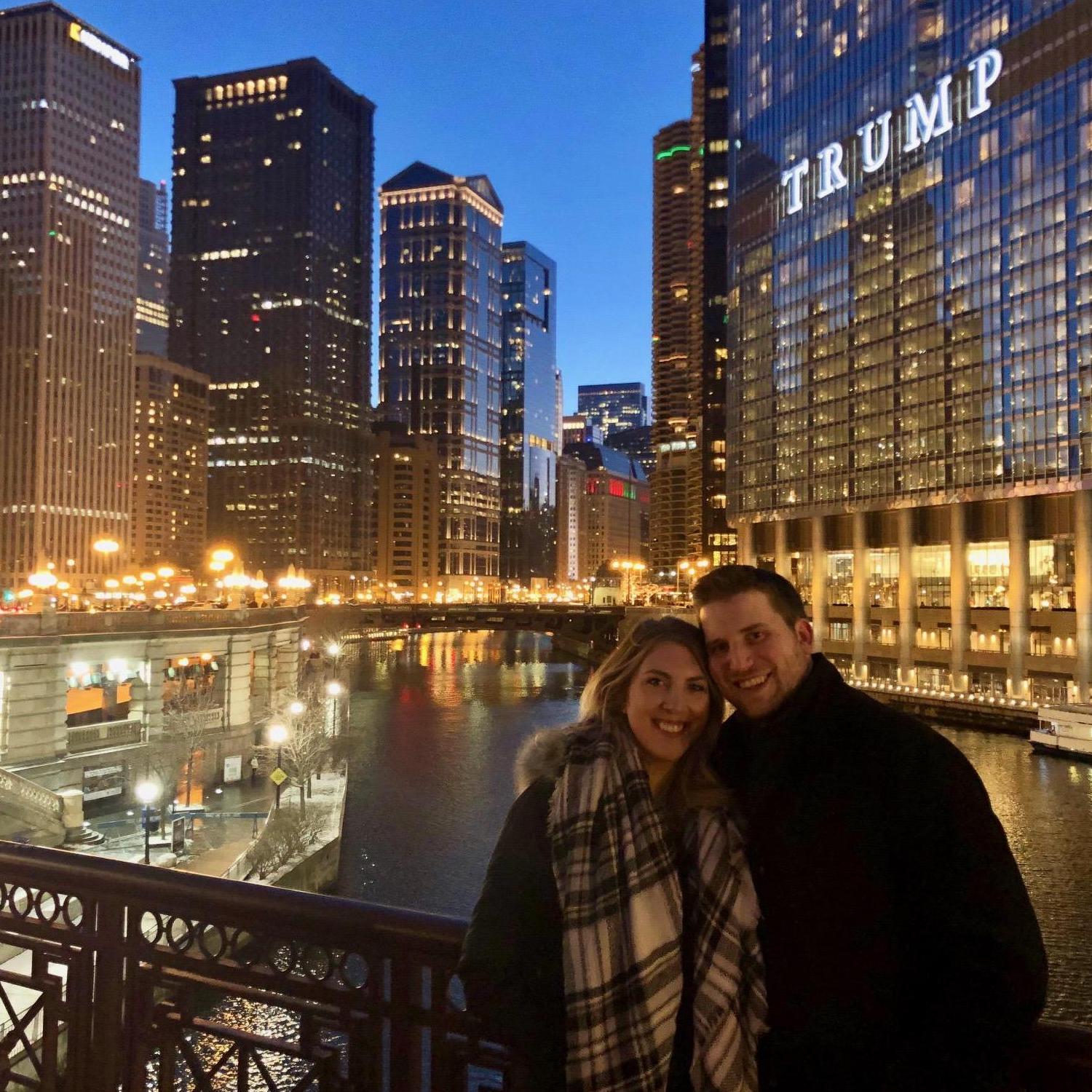Celebrating our engagement in the city!