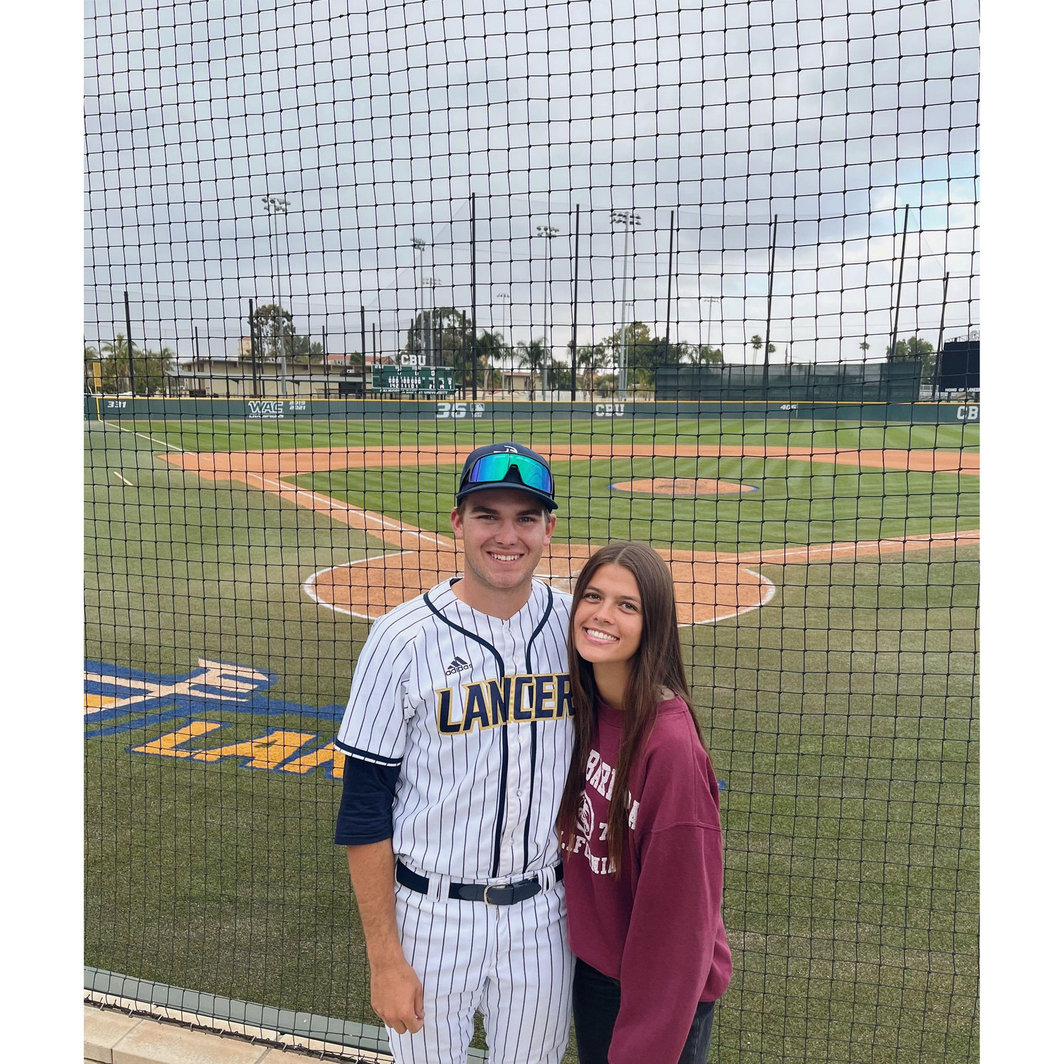Brynn cheered Ethan on at CBU 5/28/2022