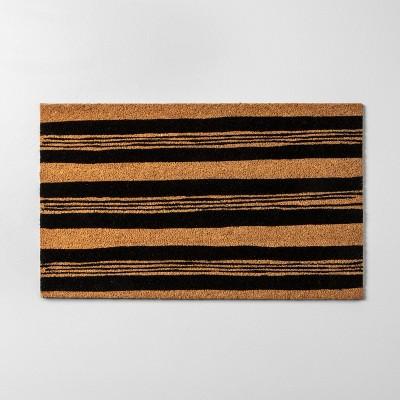 18"x30" Door Mat Black Stripe - Hearth & Hand™ with Magnolia