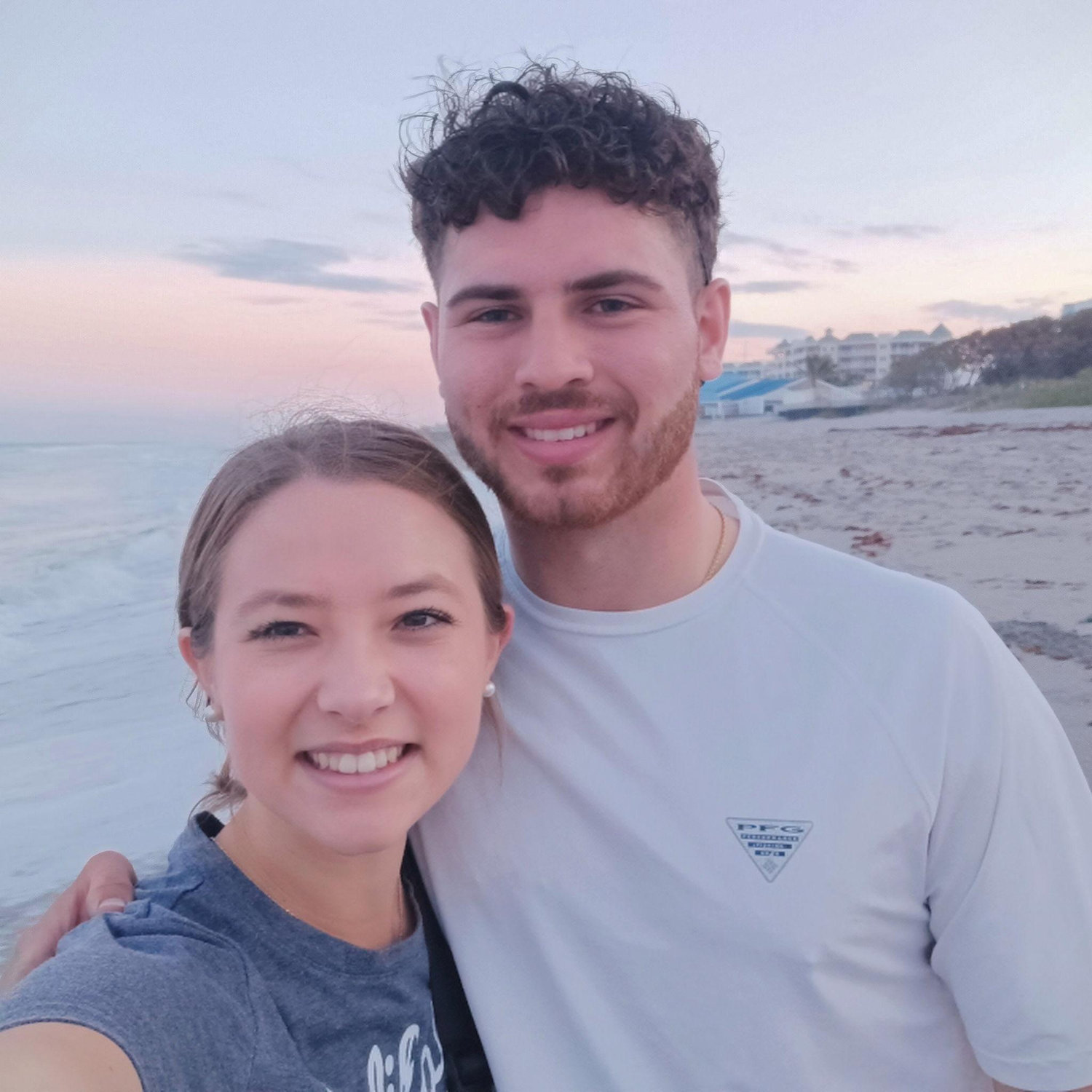 First beach night together!