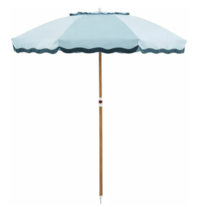 6FT Patio Beach Umbrella for Outdoor, UPF 50+ Sun Shade for Patio, Backyard, Garden, Pool and Beach, Tilt Adjustable, Portable, Harbour Cypress Green
