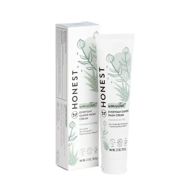 The Honest Company Sensitive Everyday Diaper Rash Cream - Fragrance Free