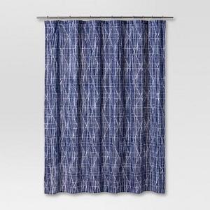 Diamond Printed Shower Curtain Navy - Project 62™
