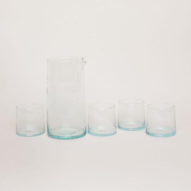 Recycled Moroccan Glassware Set