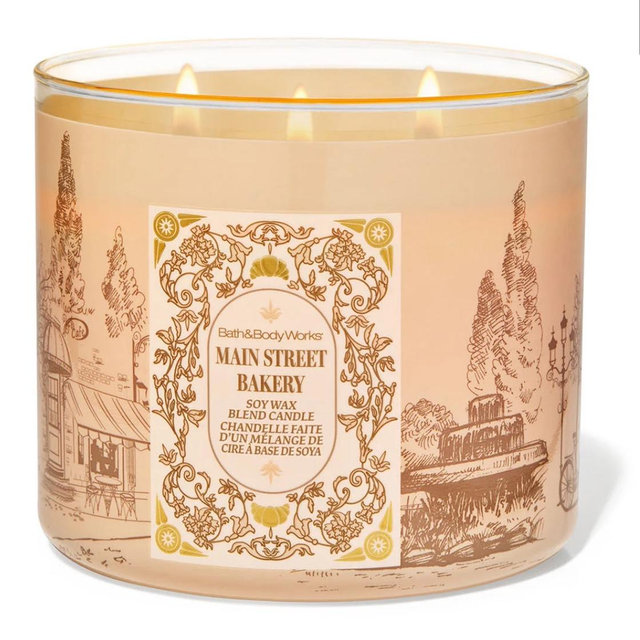 Main Street Bakery 3-Wick Candle