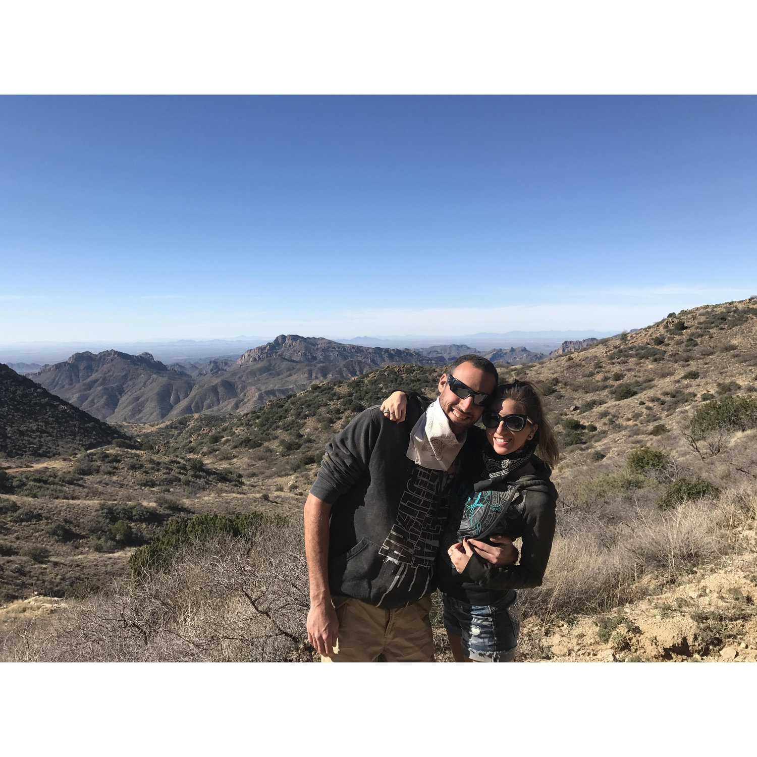 Their first trip to Arizona together. The view was pretty spectacular. but Britt thought he was even more.
