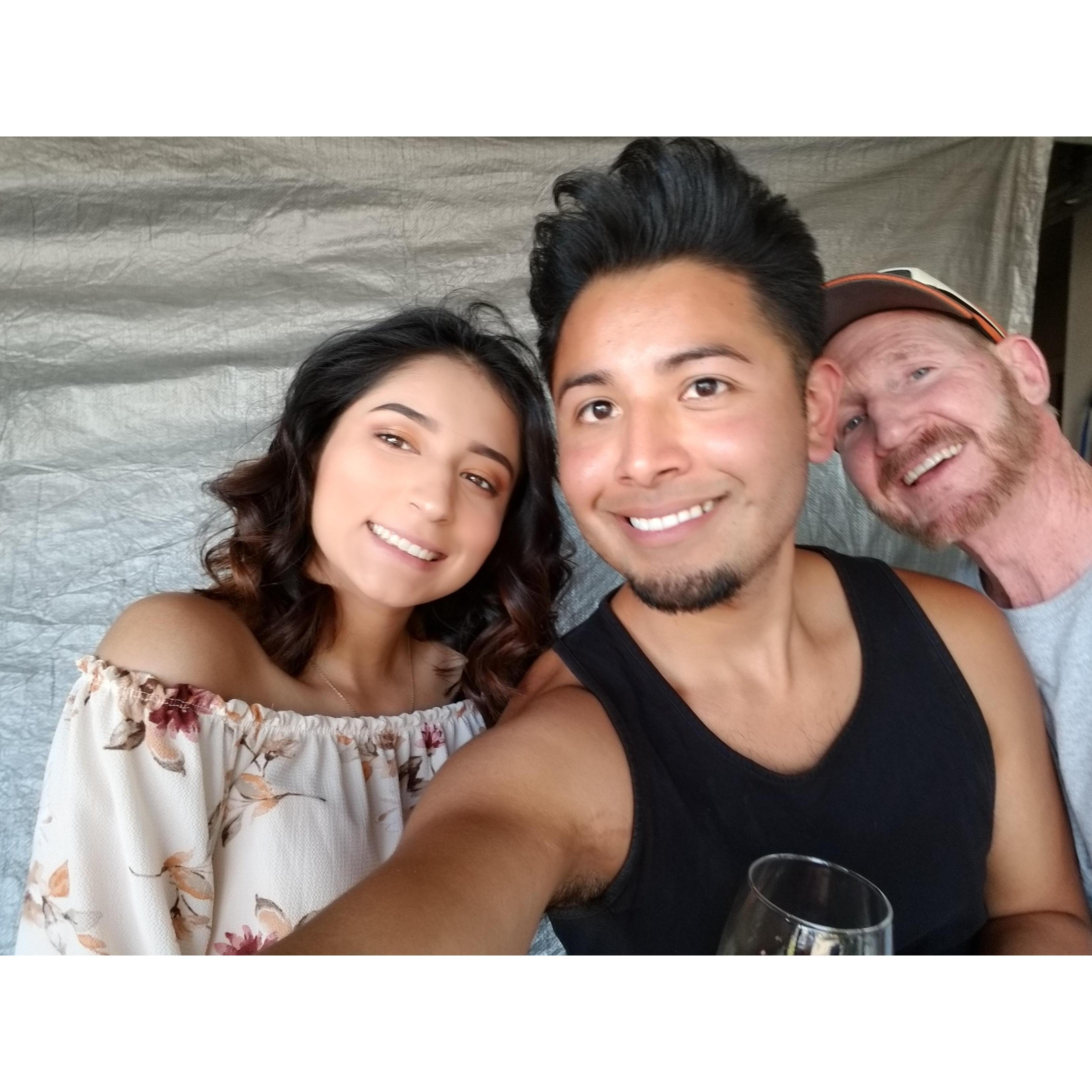 Carmen, Robbie and Paul. 😘