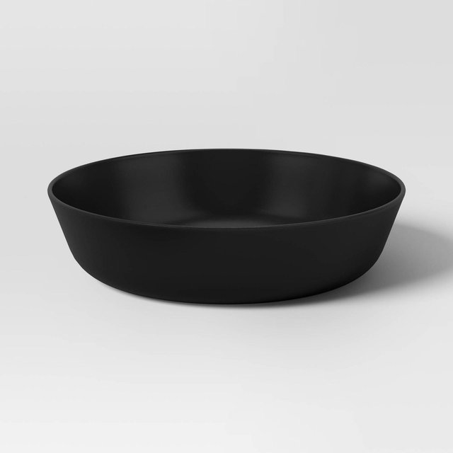 1200ml Dinner Bowl Black - Room Essentials™