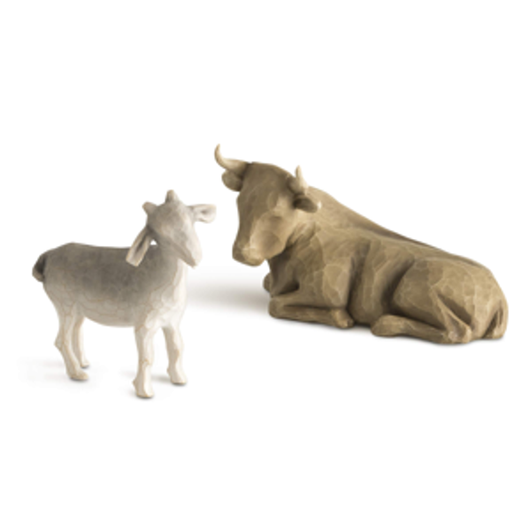 Nativity Piece: Ox and Goat