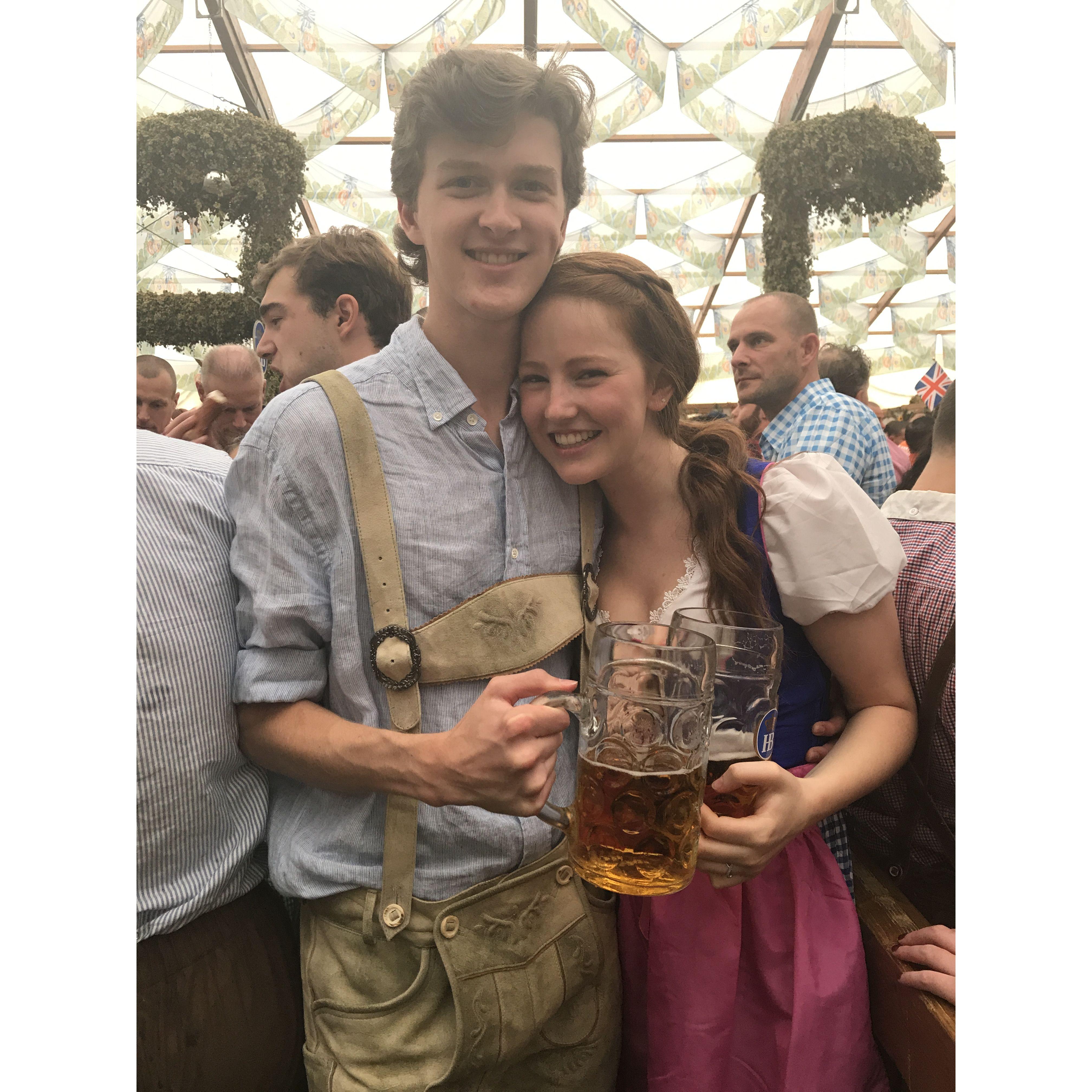 Octoberfest 2017 in Munich, Germany, aka the day Brendan was spotted for being a Kennedy