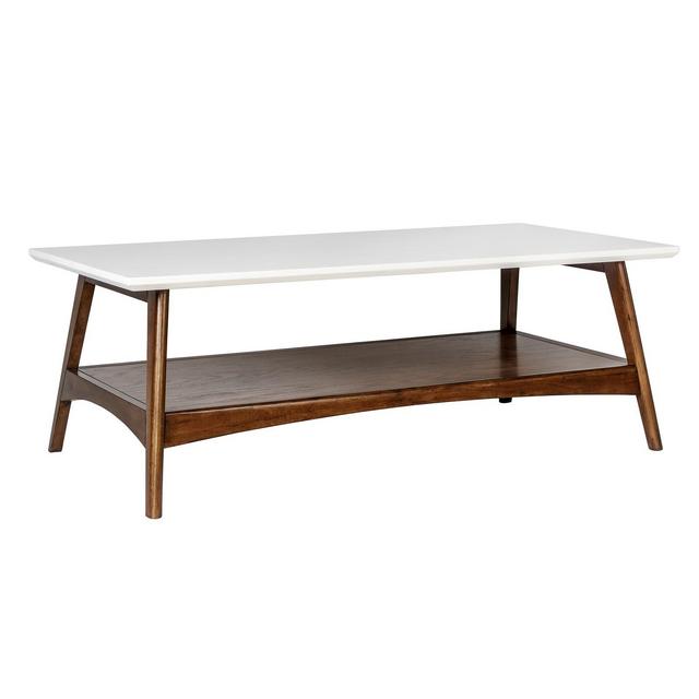 Avenu Coffee Table - White/Pecan