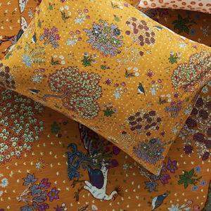 The Printed Cotton-Slub Pillow Shams, Set of 2