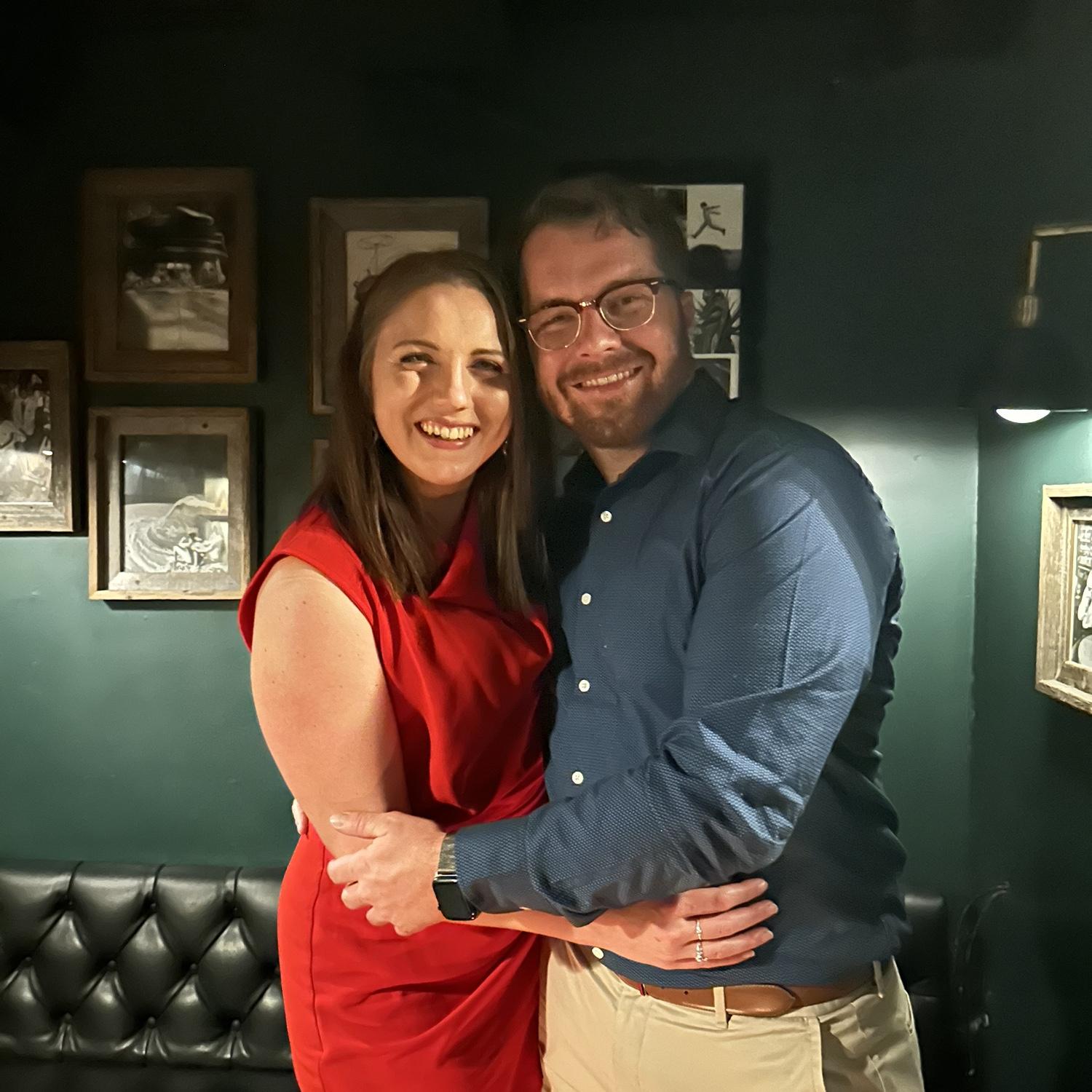 Asking a random stranger to take a picture of us at a bar after a fancy dinner in NYC - our first “trip” together and the start of many more weekend adventures to come.