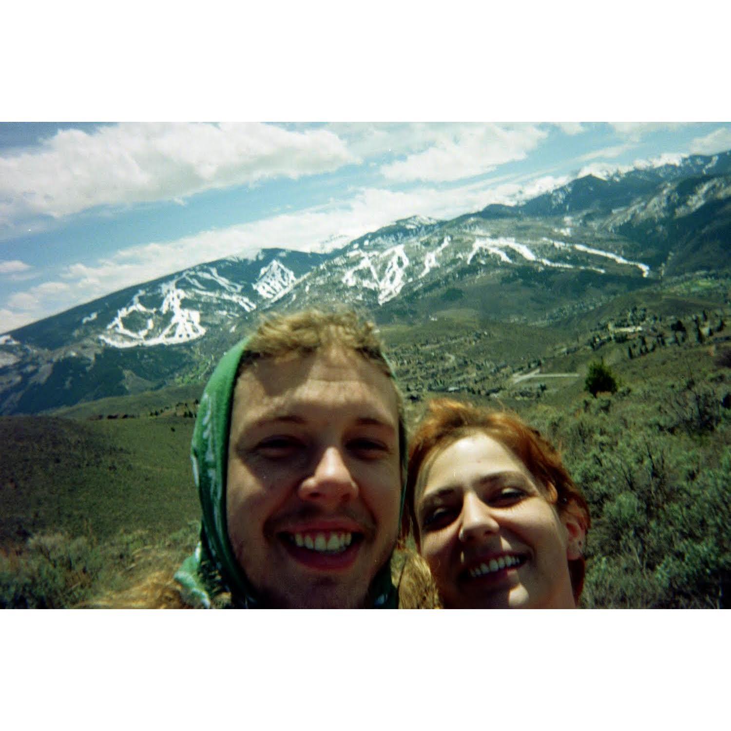 One of the first hikes we did together was just up the hill from our first place we lived together. We saw great views of the Vail Valley from up there!