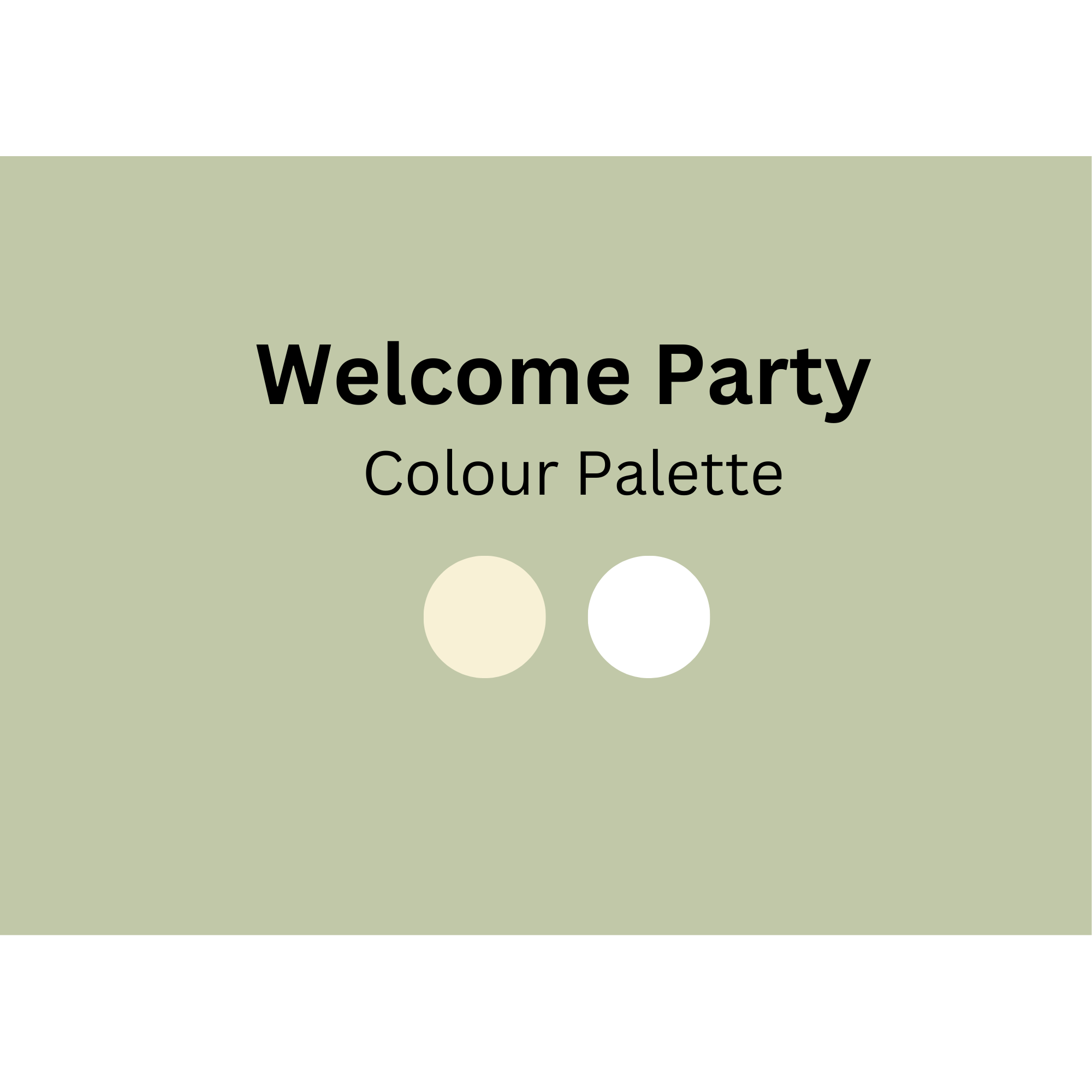 Welcome Party