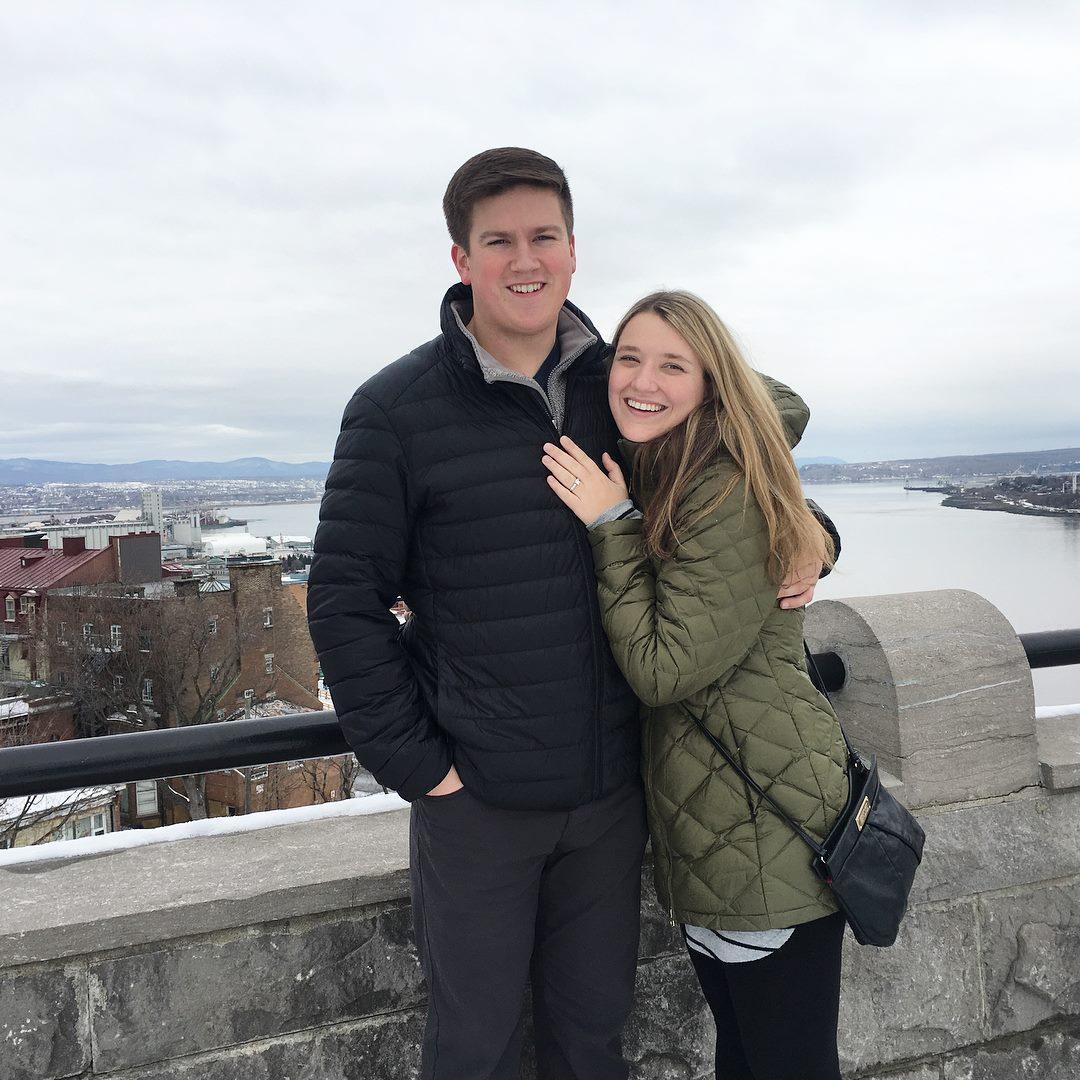 In Quebec City, Canada, for Heather's 60th birthday celebration (December 2017)