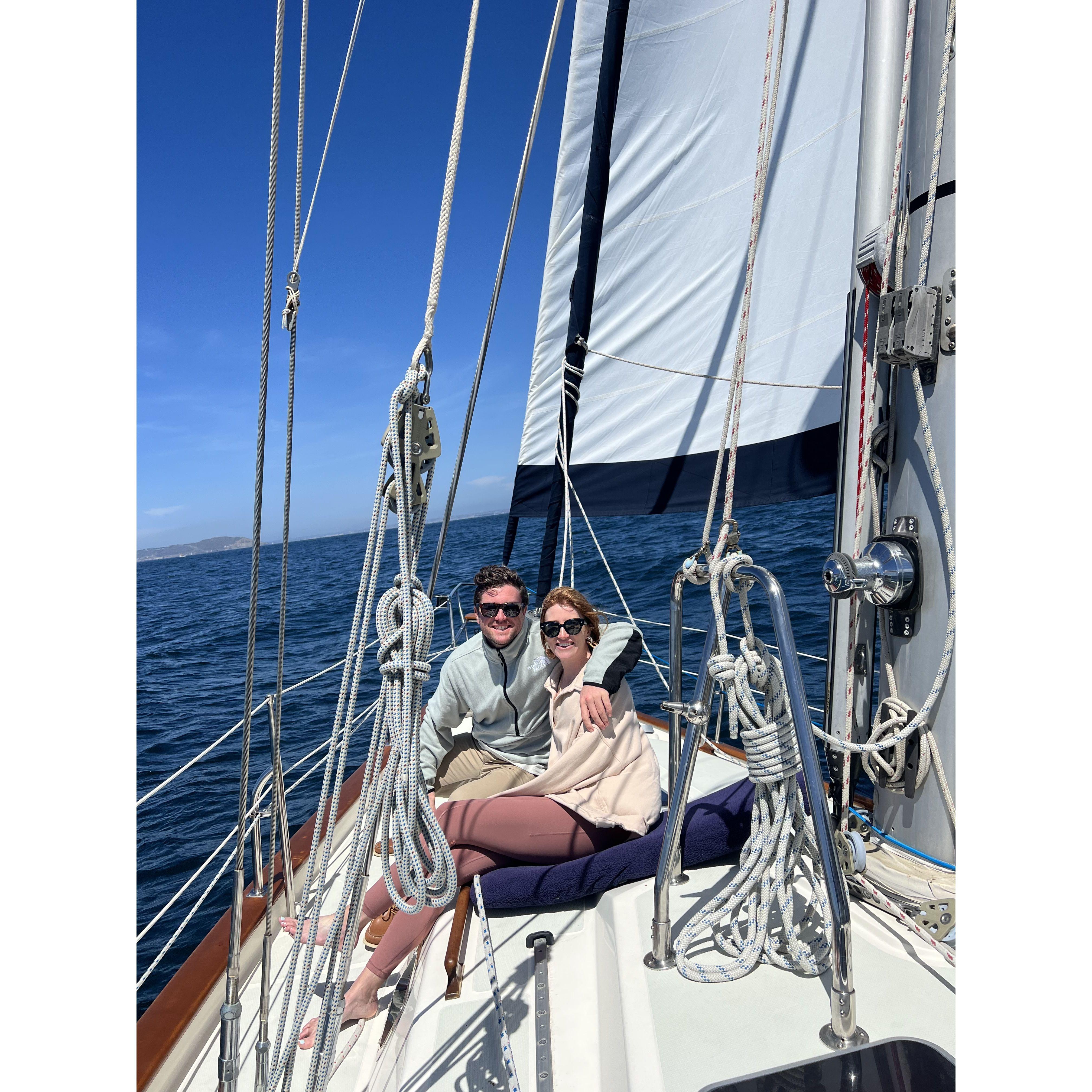 Sailing adventure in the San Diego Harbor