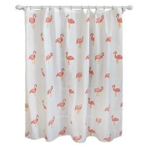 Flamingo Shower Curtain Ivory - Pillowfort™