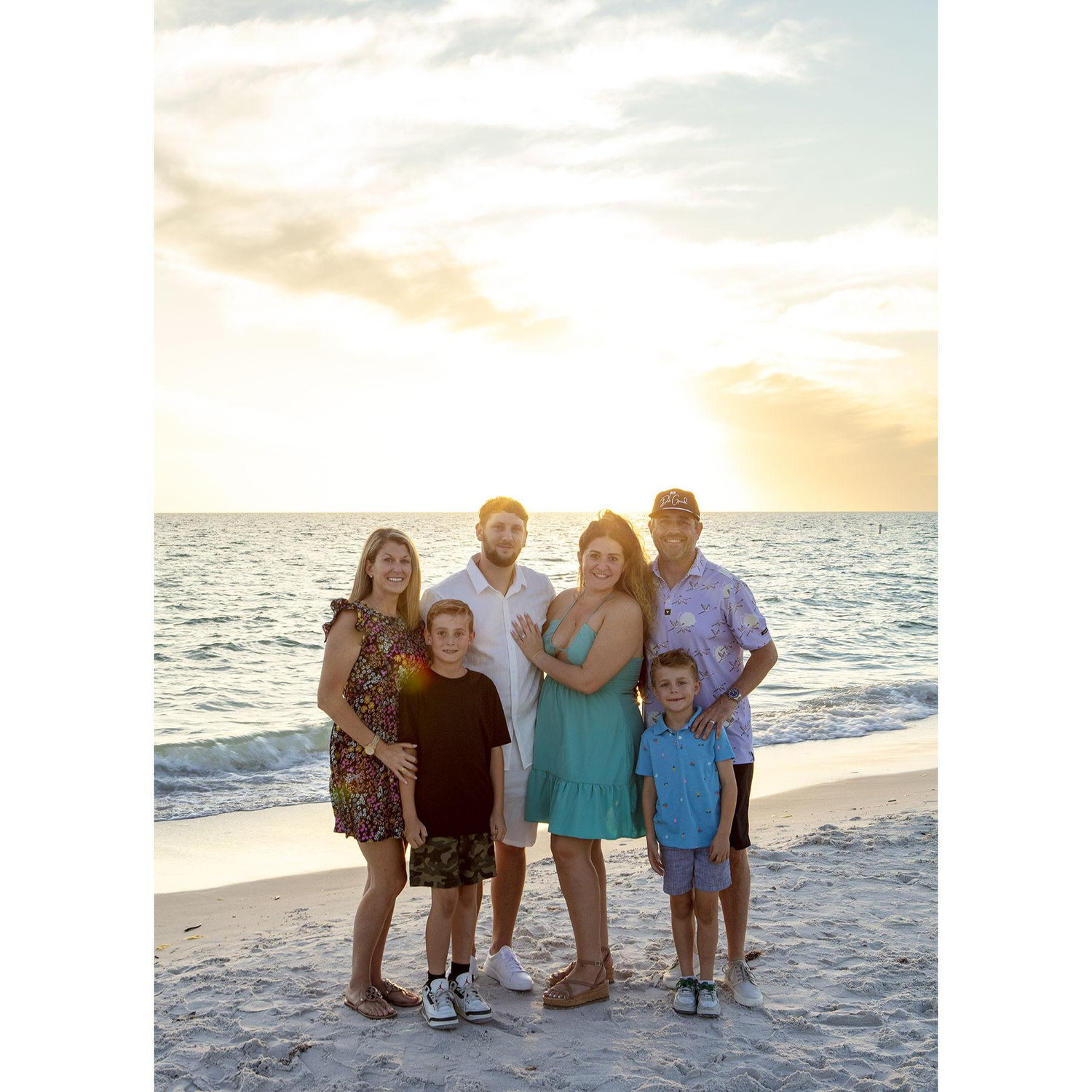 They were there to celebrate with us after he popped the question!