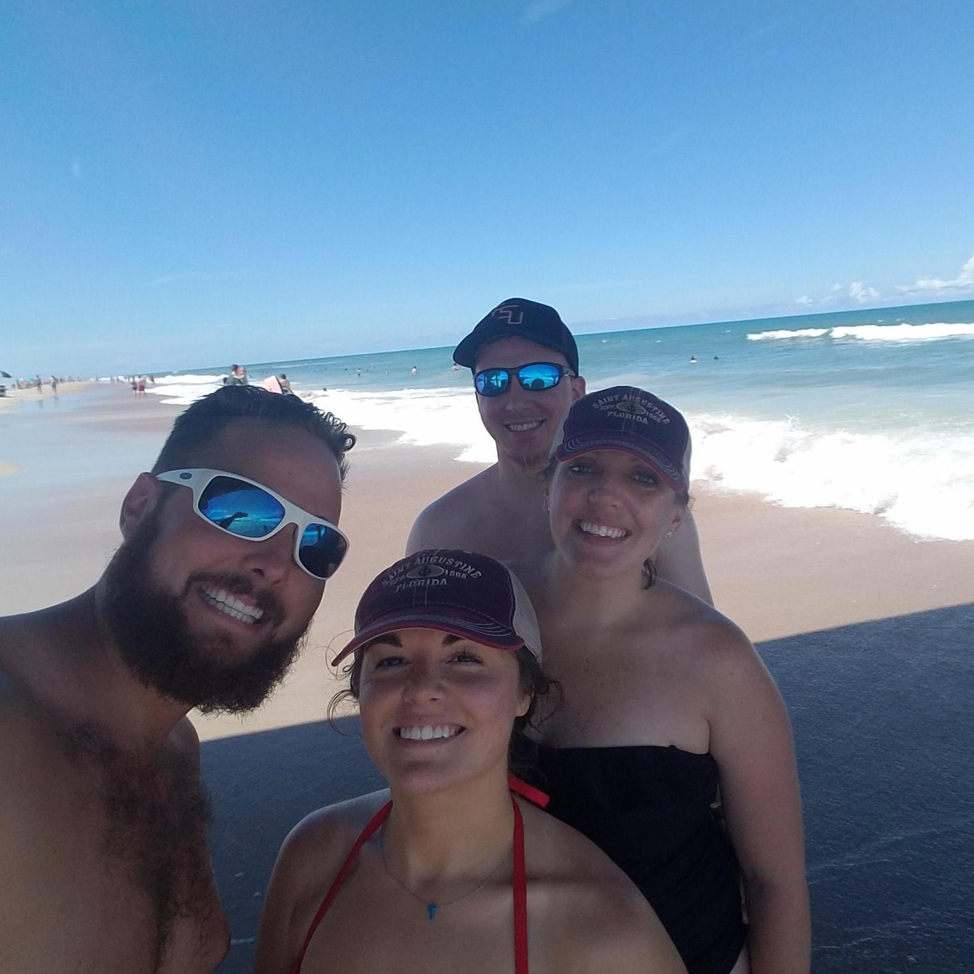 St. Augustine with Pat and Beccah!