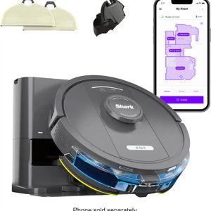 Shark - Matrix 2-in-1 Robot Vacuum & Mop with Self-Emptying Bagless 30 Day Capacity Base - Black