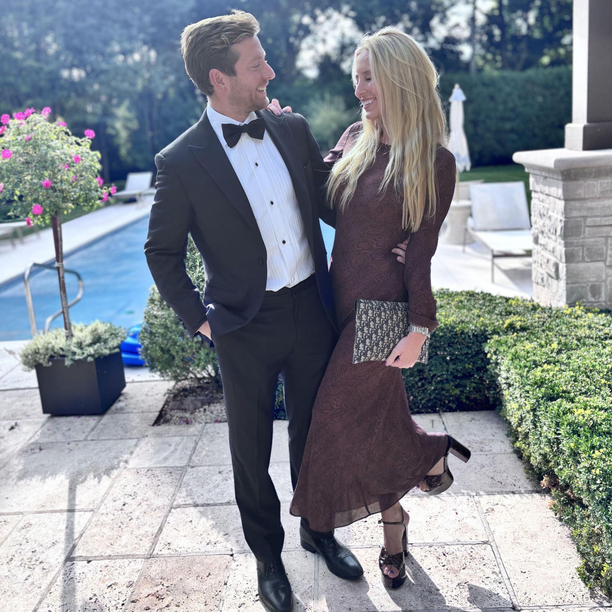 Enjoying a summer wedding pre-game in the suburbs of Chicago!