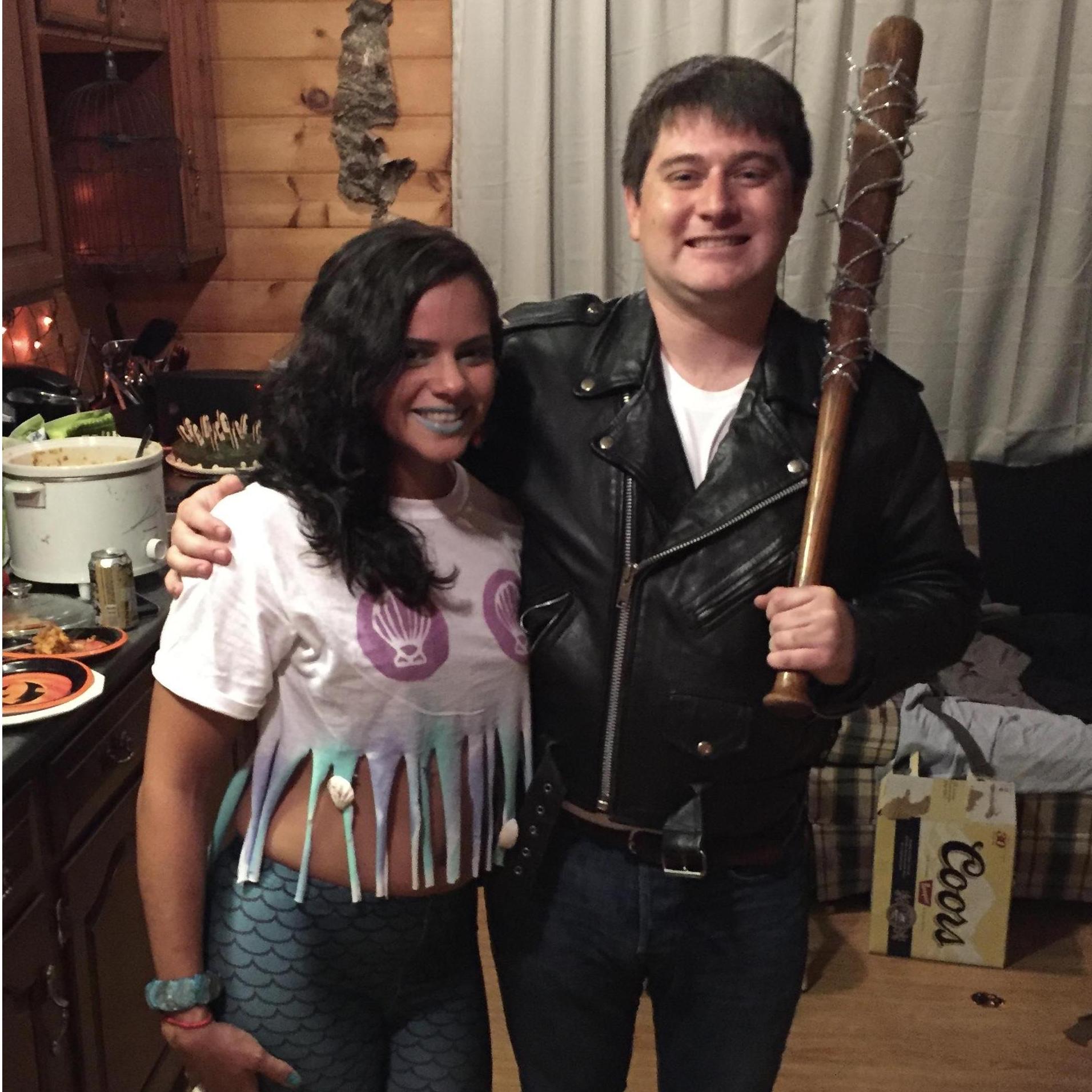 Brendan's famous Halloween parties.