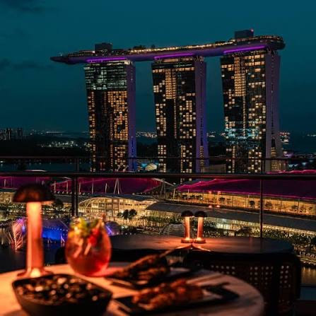 Dinner in Singapore (Honeymoon)