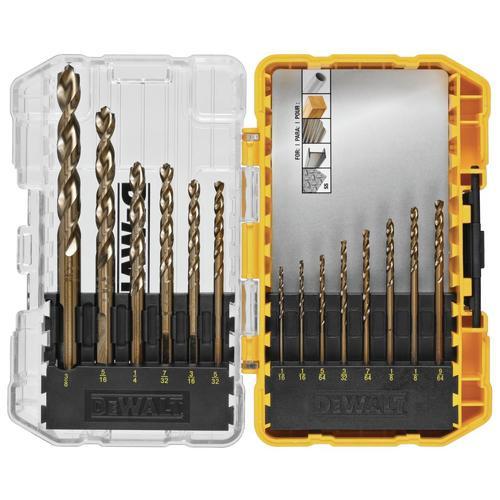 DEWALT 14-Piece Assorted Cobalt Twist Drill Bit