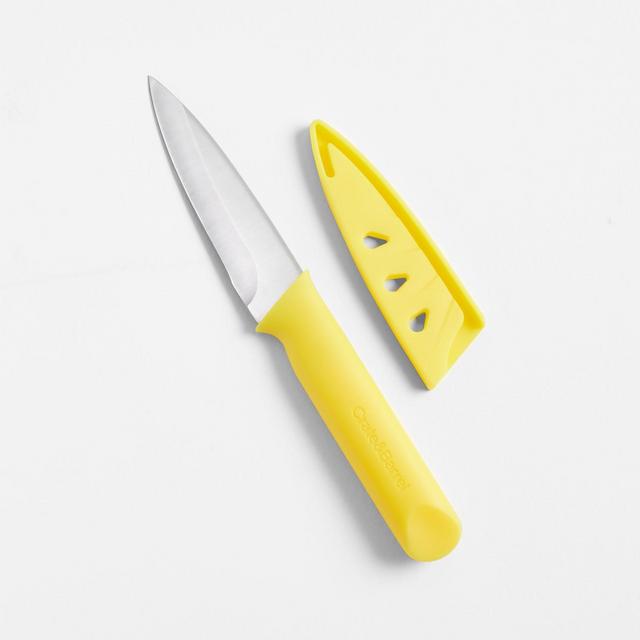 Crate & Barrel Yellow Citrus Knife