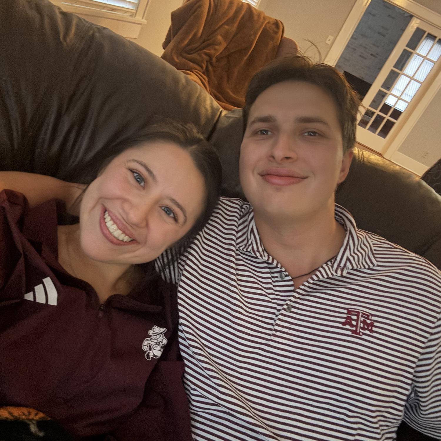Watching Aggie football in Monroe, LA!