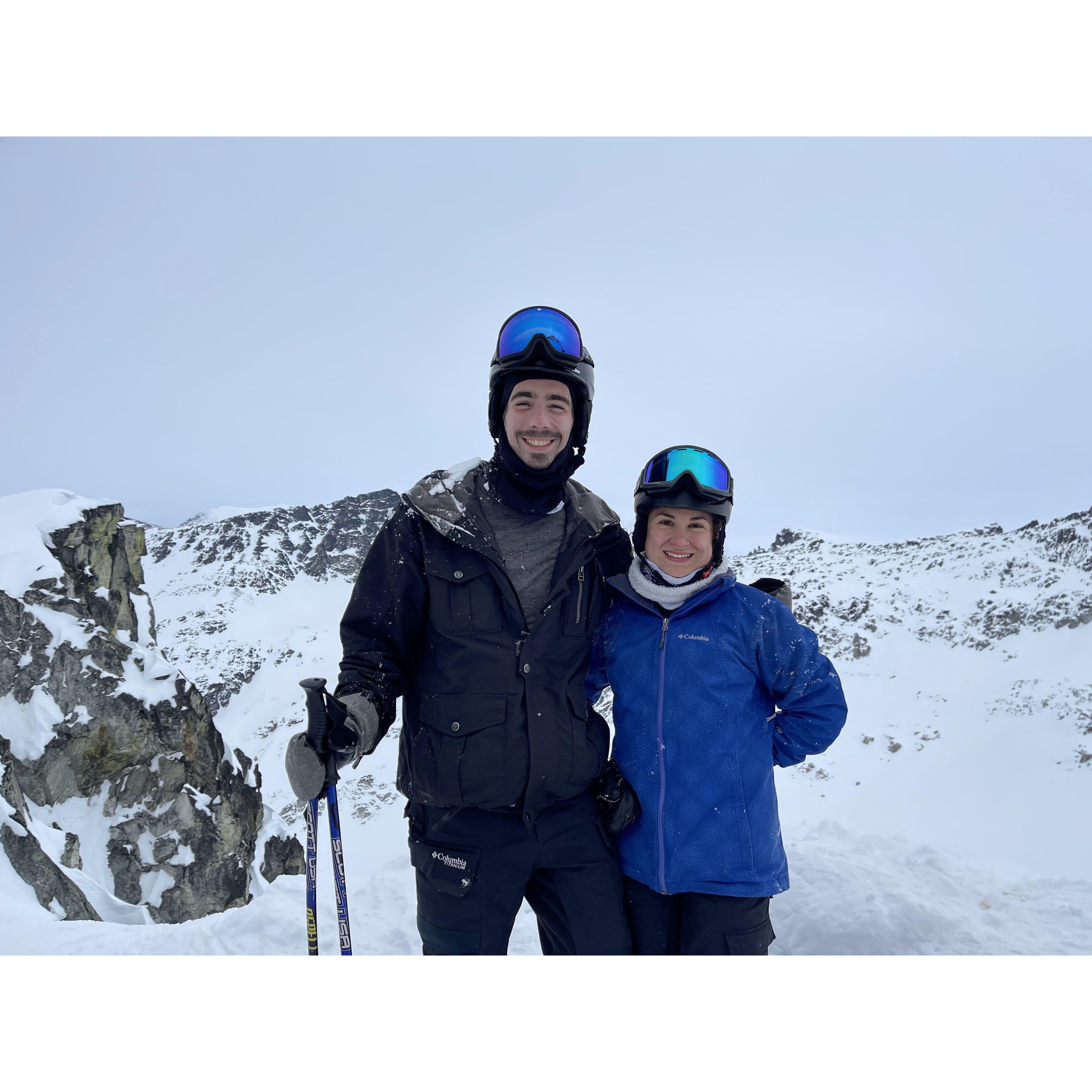 Skiing at Whistler (Feb 2022)