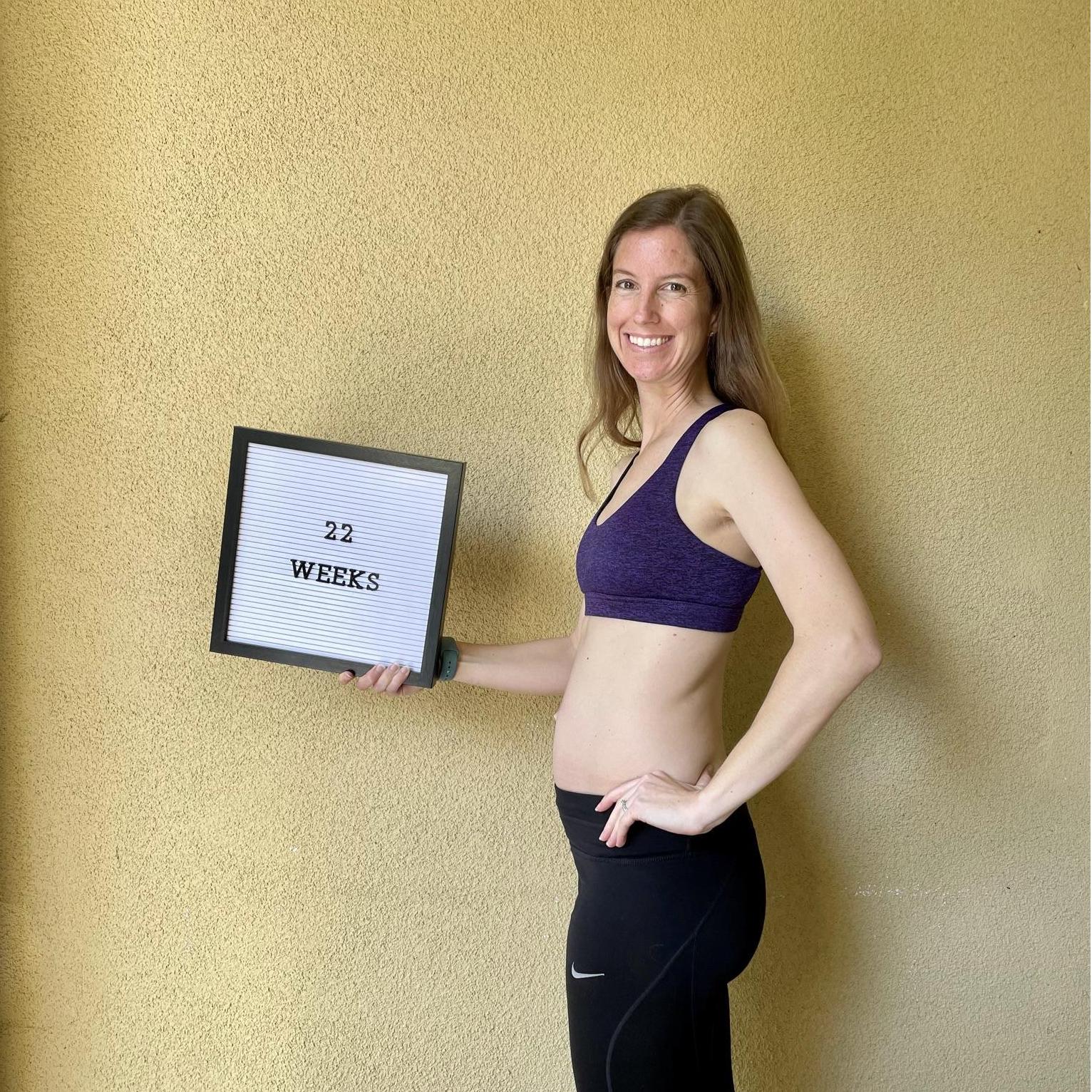 22 Weeks: The little guys is the size of a papaya!